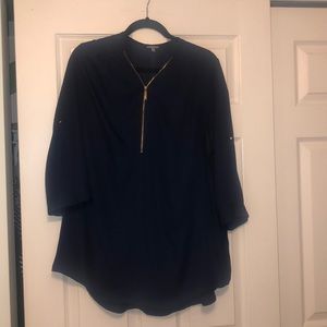 Navy blue blouse